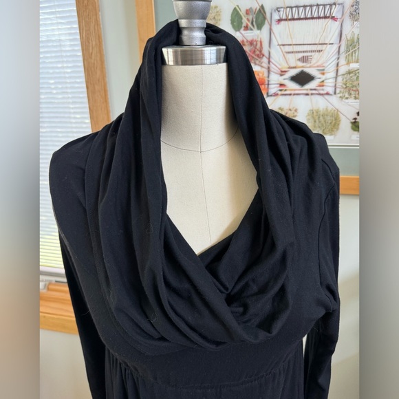 Amanda Uprichard Stretch Jersey Tunic in Black - Picture 1 of 9
